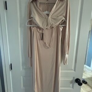 AFRM Ribbed Cream Top